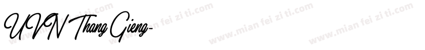 UVN Thang Gieng字体转换